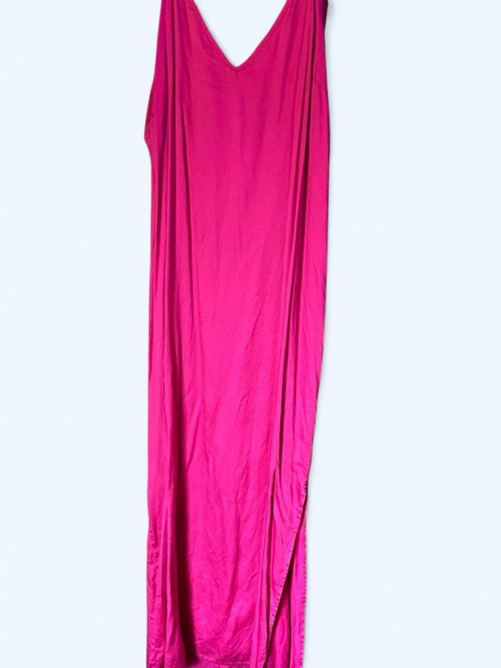 Old Navy Hot Pink V-Neck Maxi Dress